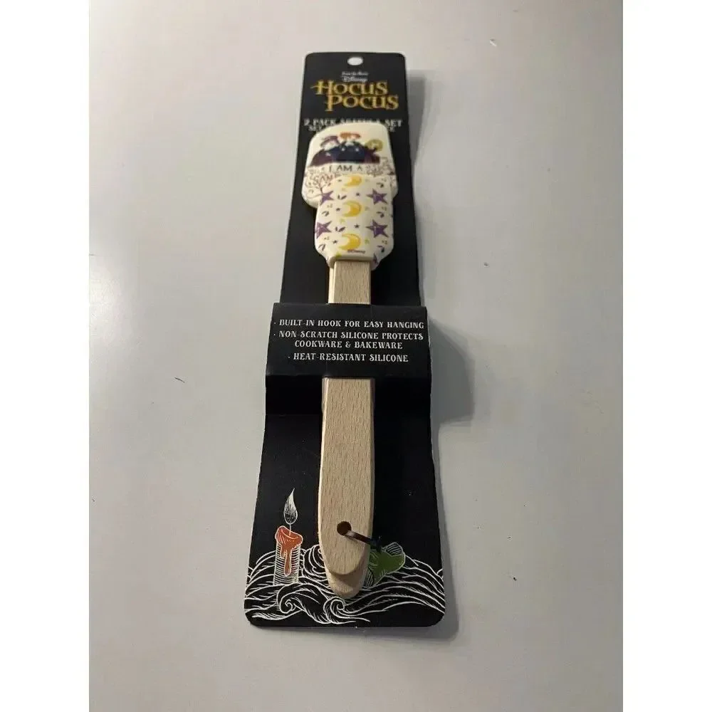 Disney Halloween Hocus Pocus I Am A Sanderson Sister 2 Pk Silicone‎ Spatula Set